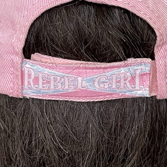 Southern Girl Rebel Pink Butterfly Velcro Back Cap - Picture 5 of 9